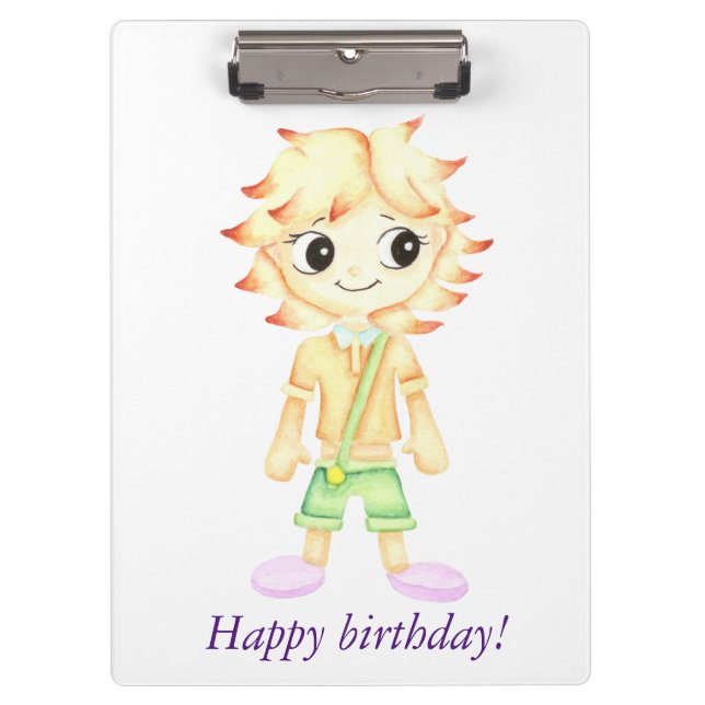 Carpeta De Pinza Un niño pequeño y gracioso (Anverso)