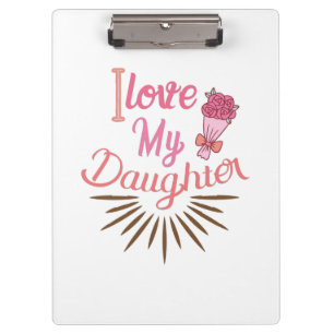 Carpeta De Pinza Un regalo de pareja que amo a mi hija