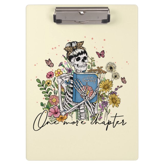 Carpeta De Pinza Un Skeleton floral más de capítulo (Anverso)