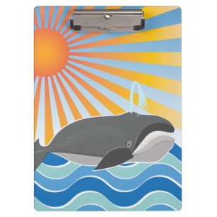 Carpeta De Pinza Una ballena de un buen rato