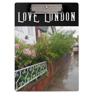 Carpeta De Pinza Una calle Londres y una Inglaterra de lluvia