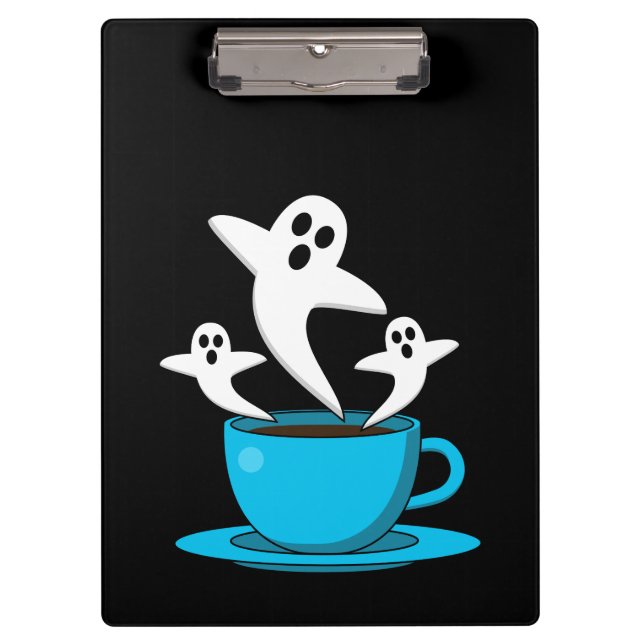 Carpeta De Pinza Una copa de café para fumar fantasma (Anverso)