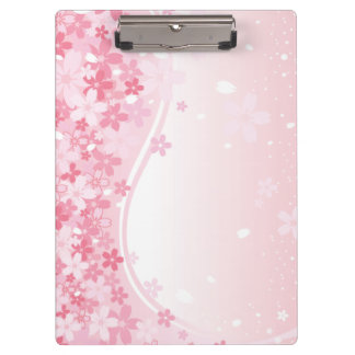 Carpeta De Pinza Una lluvia de la flor de cerezo