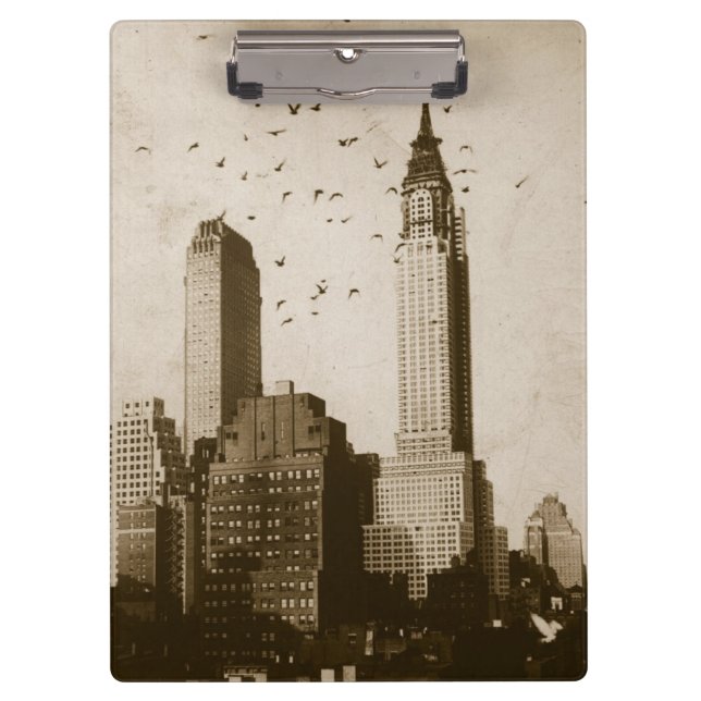 Carpeta De Pinza Una multitud de volar de los pájaros (Anverso)