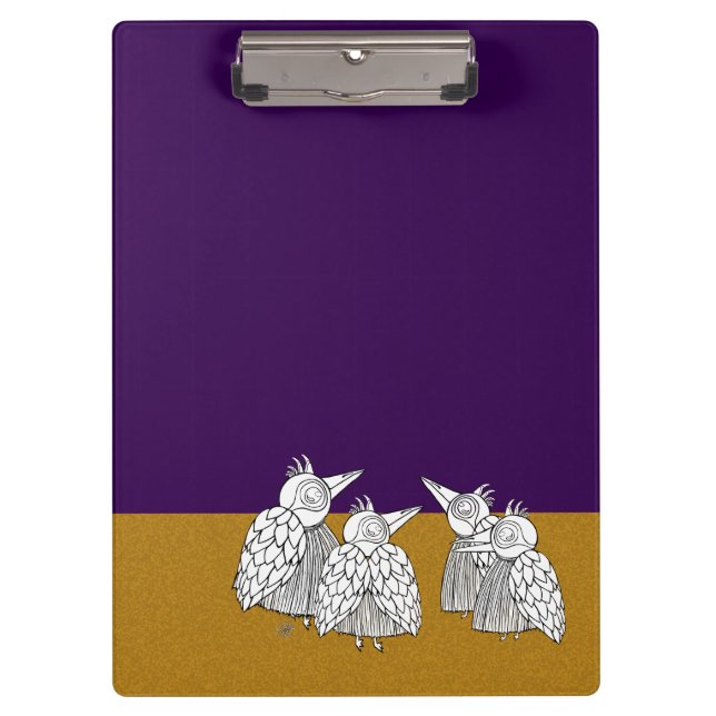 Carpeta De Pinza Una reunión de los pájaros (Anverso)