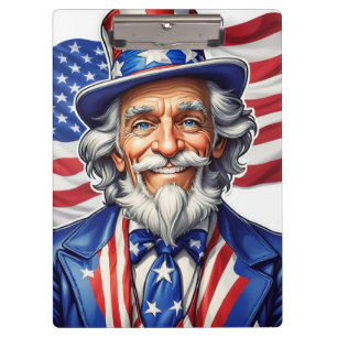 Carpeta De Pinza Uncle Sam USA