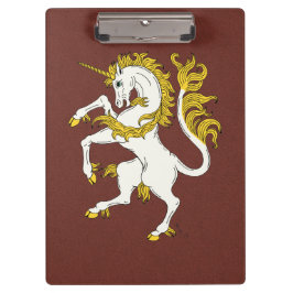 Carpeta De Pinza Unicorn Rampant