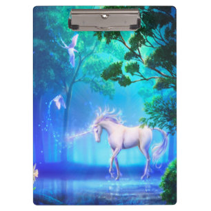 Carpeta De Pinza Unicornio/tablero