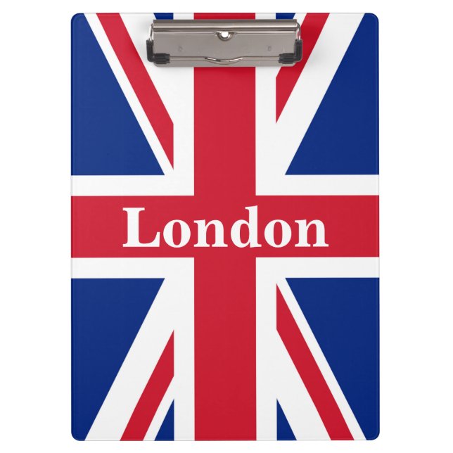 Carpeta De Pinza Union Jack London ~ Bandera británica (Anverso)