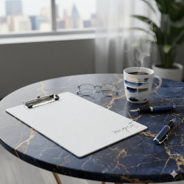 Carpeta De Pinza Unique Name Design Clipboard for Office or Home