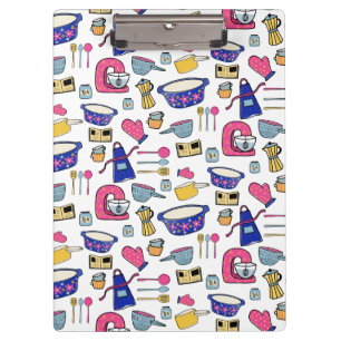 Carpeta De Pinza Utensilios de cocina brillantes pastelero reposter