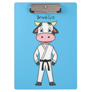 Carpeta De Pinza Vaca corta con traje de kung fu personalizado