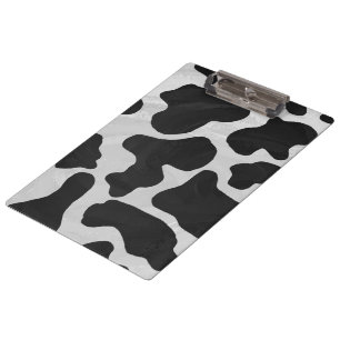 Carpeta De Pinza Vaca negra y blanca impresa