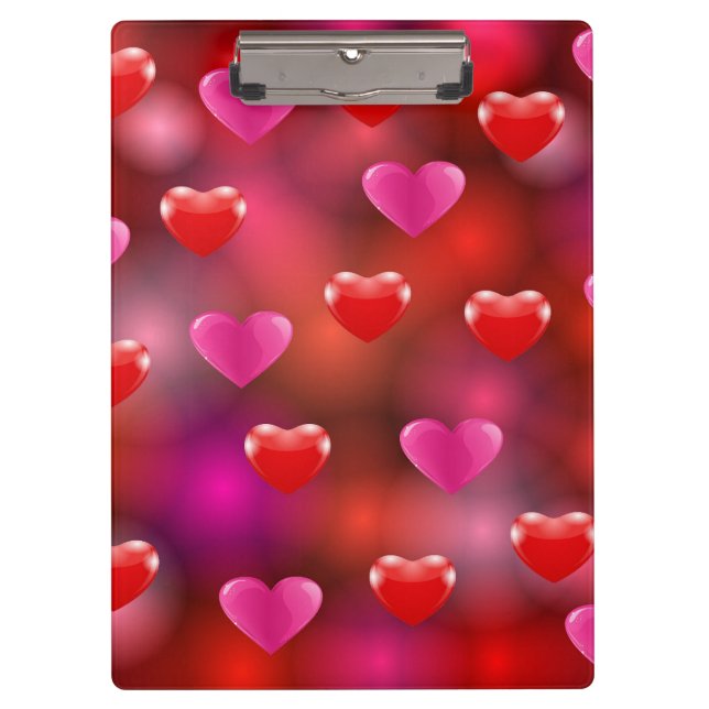 Carpeta De Pinza Valentine Hearts    (Anverso)