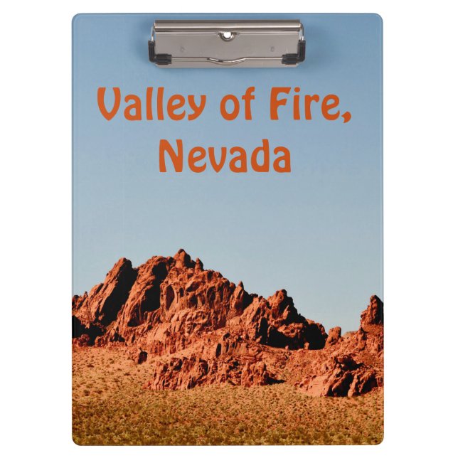 Carpeta De Pinza Valle del Fuego, Nevada (Anverso)