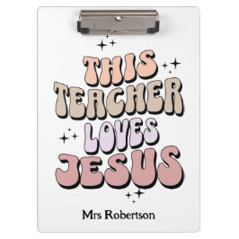 Carpeta De Pinza Valoración personalizada de los profesores retro d