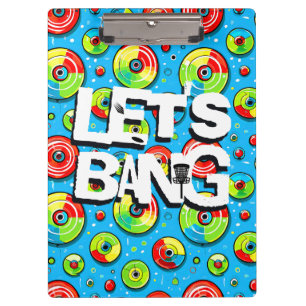 Carpeta De Pinza Vamos Bang   Tema del disco de golf
