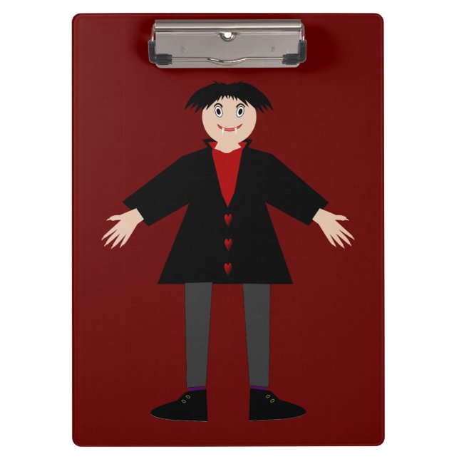 Carpeta De Pinza Vampiro de Cute Halloween (Anverso)