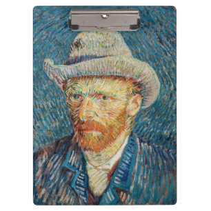 Carpeta De Pinza Van Gogh - Autorretrato con un sombrero de fieltro