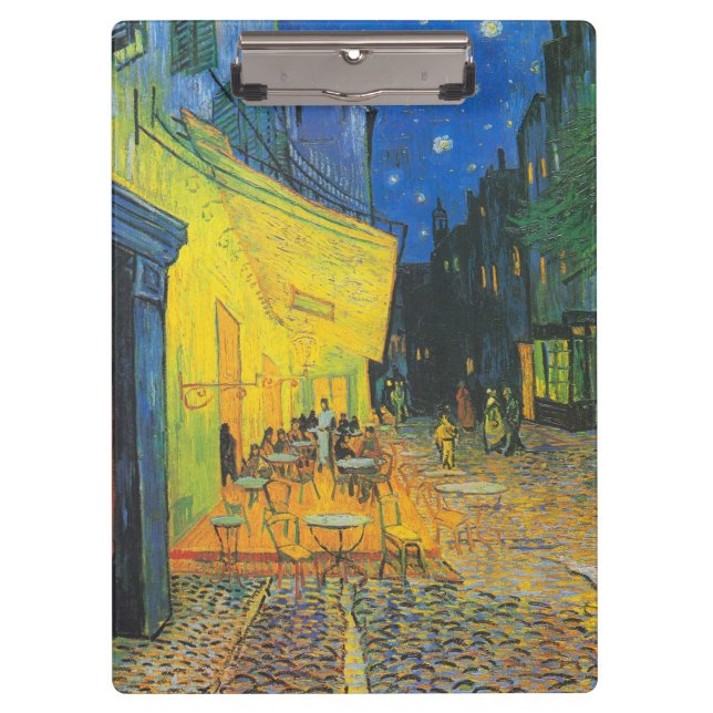 Carpeta De Pinza Van Gogh Cafe Terrace French Street Scene (Anverso)