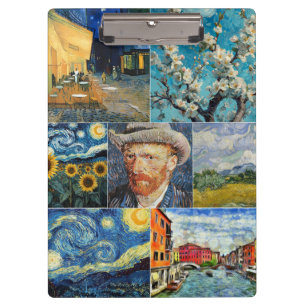 Carpeta De Pinza Van Gogh Fine Art Collage