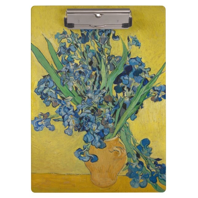 Carpeta De Pinza Van Gogh Vase con el impresionismo clásico irlandé (Anverso)