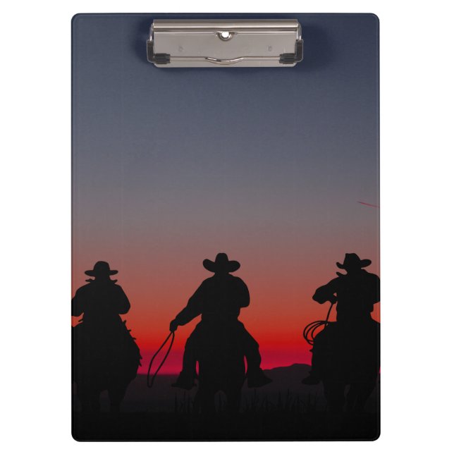Carpeta De Pinza vaquero al atardecer (Anverso)