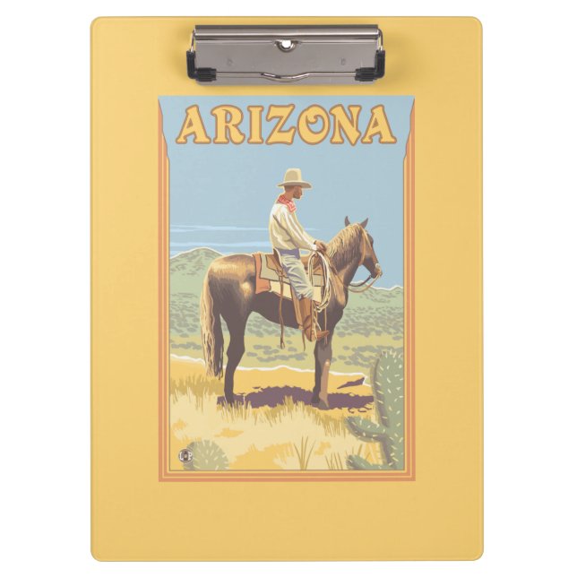 Carpeta De Pinza Vaquero (vista lateral) Arizona (Anverso)