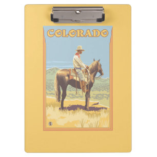 Carpeta De Pinza Vaquero (vista lateral) Colorado