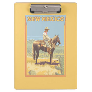 Carpeta De Pinza Vaquero (vista lateral) New México