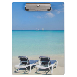 Carpeta De Pinza Varadero, Cuba. Arena y sillas de playa
