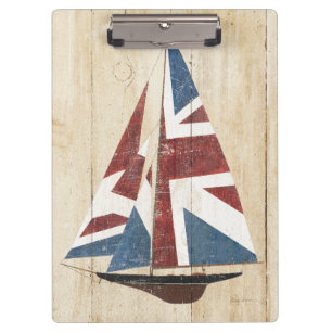 Carpeta De Pinza Velero británico de la bandera