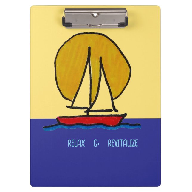 Carpeta De Pinza Velero en el Sol (Anverso)