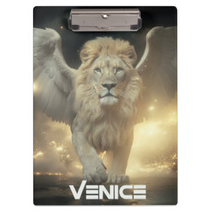 CARPETA DE PINZA VENECIA - LEÓN ALADO