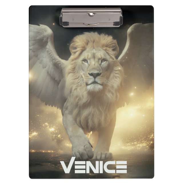 CARPETA DE PINZA VENECIA - LEÓN ALADO (Anverso)