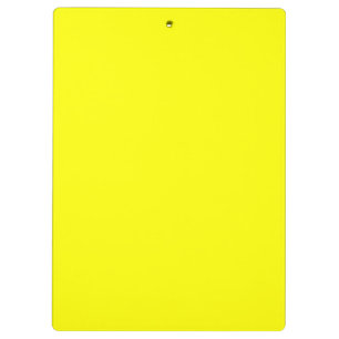 Carpeta De Pinza Verdadero color de flúo amarillo listo para Person