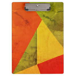 Carpeta De Pinza Verde Amarillo Rojo