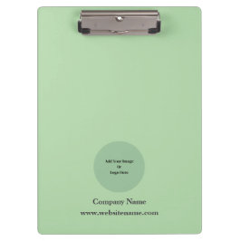 Carpeta De Pinza Verde claro personalizado simple Personalizado