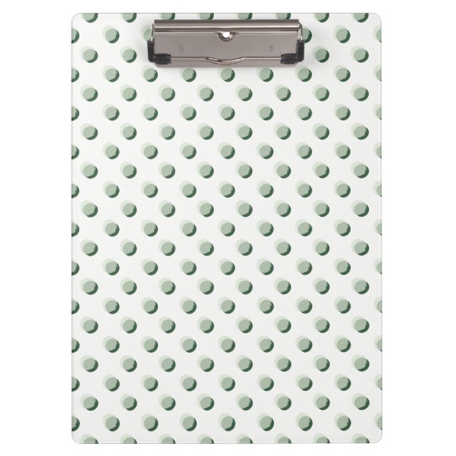 Carpeta De Pinza Verde de tarea de Polka (Anverso)