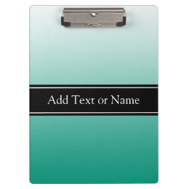 Carpeta De Pinza Verde Turquesa Desteñido Personalizado