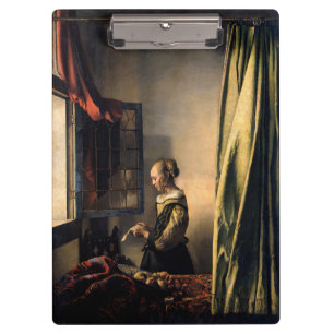 Carpeta De Pinza Vermer - Chica leyendo una carta en una ventana ab
