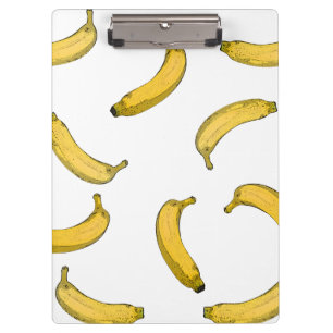 Carpeta De Pinza Versión de esbozo de patrón de banana