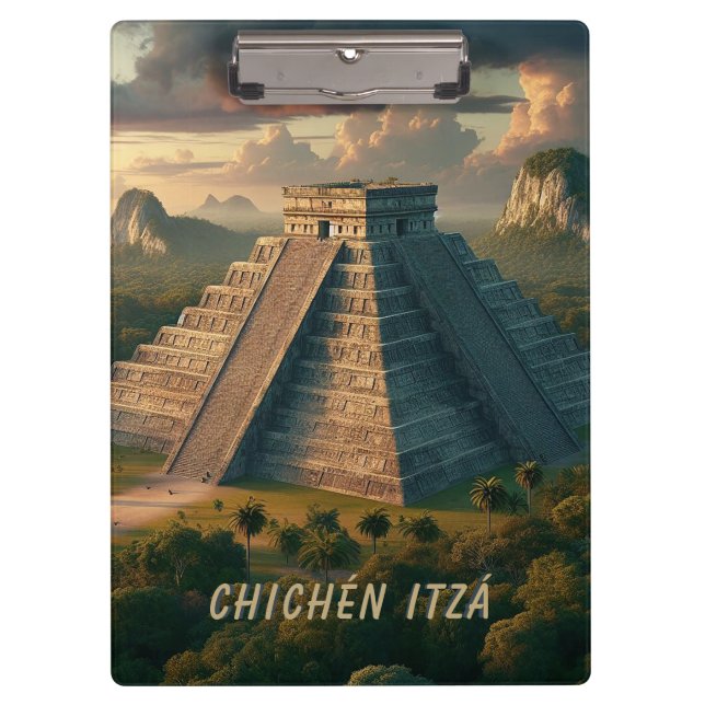Carpeta De Pinza Viaje de Chichén Itzá Yucatá México (Anverso)