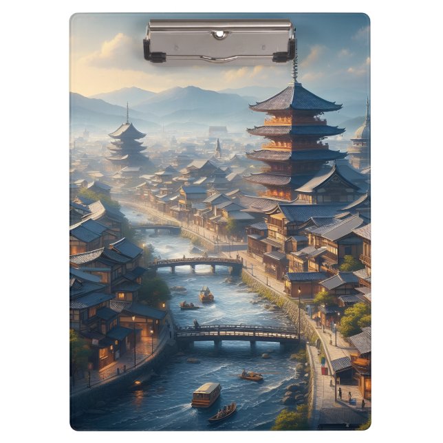 Carpeta De Pinza Viaje panorámico japonés de Kioto (Anverso)