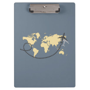 Carpeta De Pinza Viajemos por el ilustracion mundial