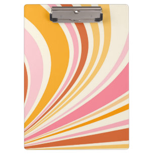 Carpeta De Pinza Vibes retro coloridas