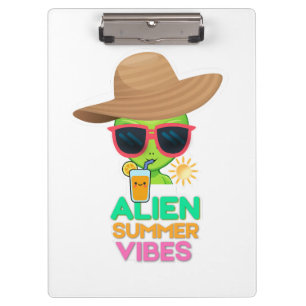 Carpeta De Pinza Vibraciones geniales de vacaciones de verano de al