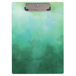 Carpeta De Pinza Vibrante fondo abstracto de acuarela aguamarina