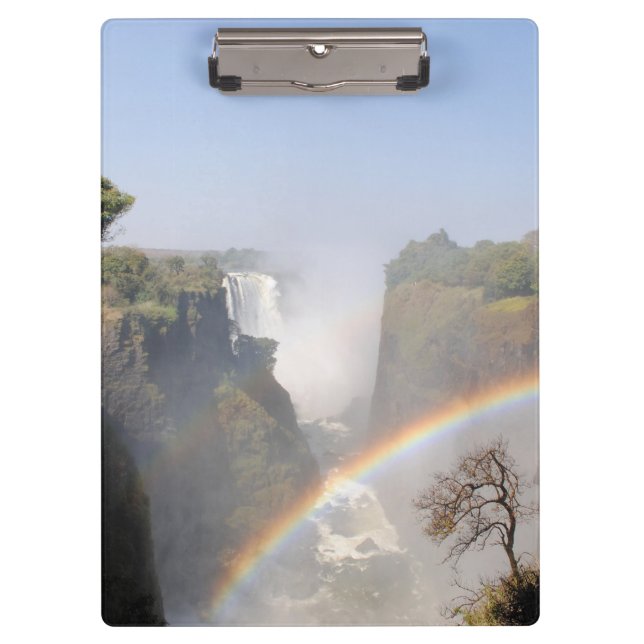 Carpeta De Pinza Victoria Falls Rainbow Waterfall Photo (Anverso)