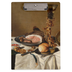 Carpeta De Pinza Vida con jamón, libros y naves ornamentales